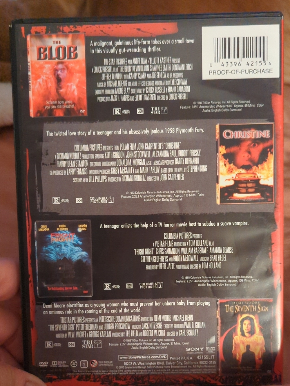 Horror Unleashed Collection - Red DVD Box Set - Picture 2 of 3